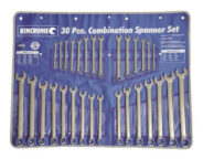 Street Machine 79390 Kincrome 30 Pc Af Metric Combo Spanner Set Hero K 3030