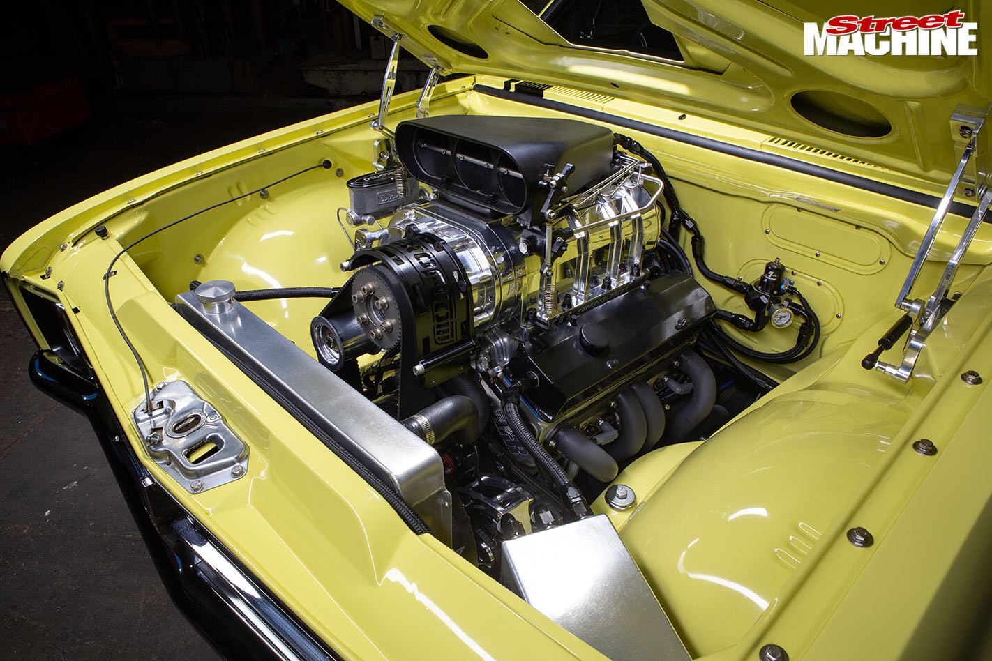 Holden HK GTS Monaro engine bay