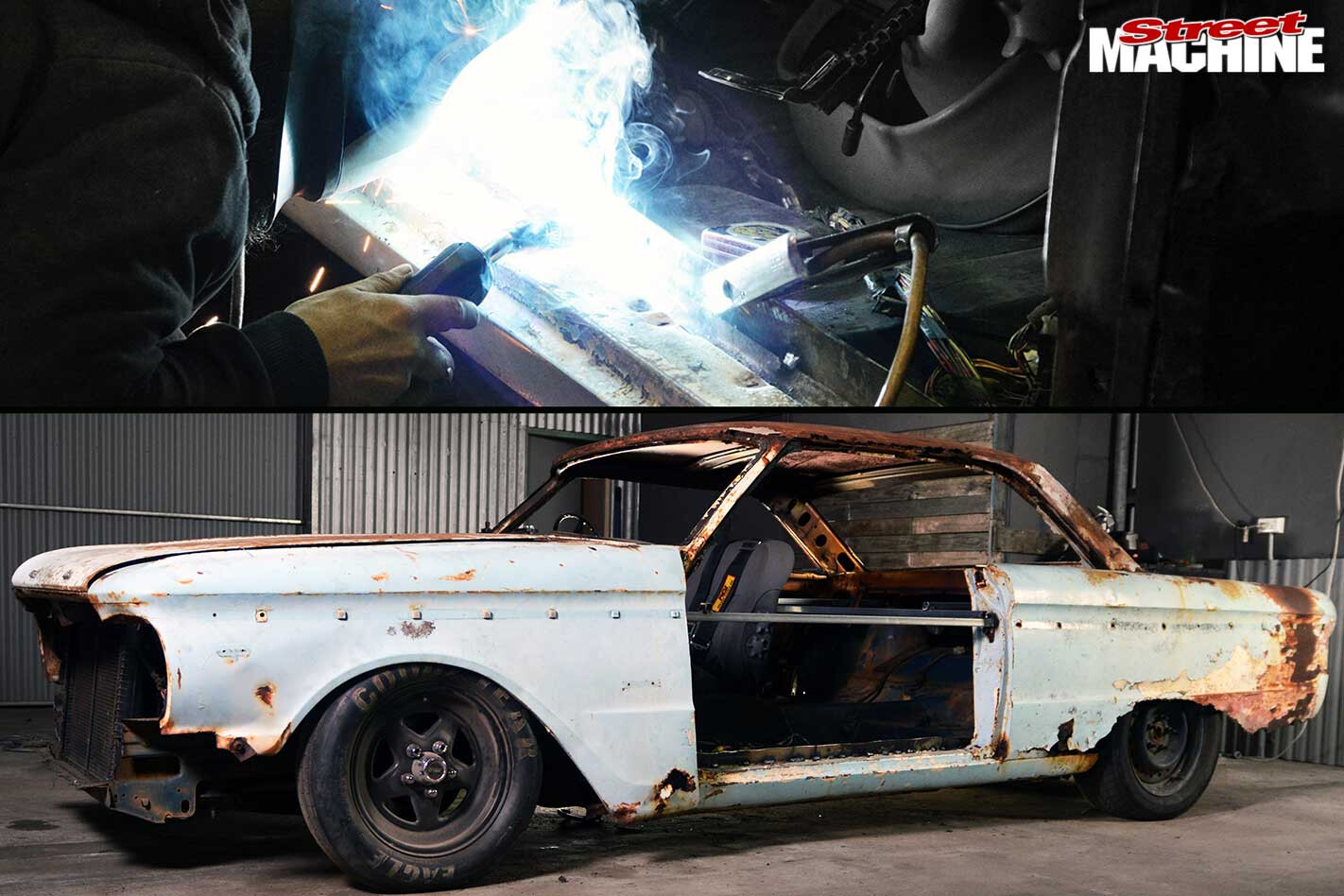 ford falcon body swap