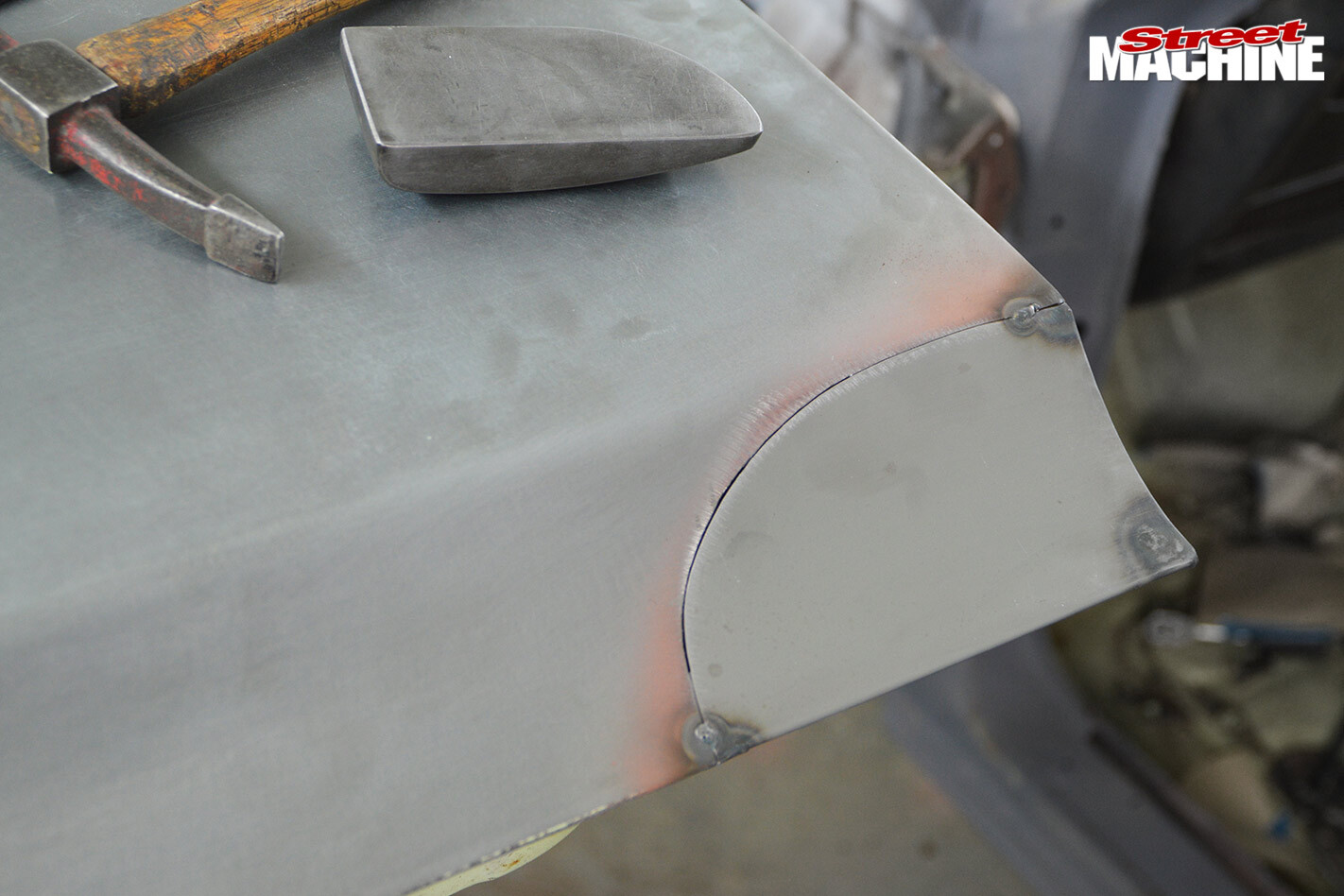 fixing rusty car door corners
