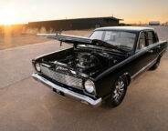 Street Machine Features Anthony Barone Vc Valiant Bonnet Up