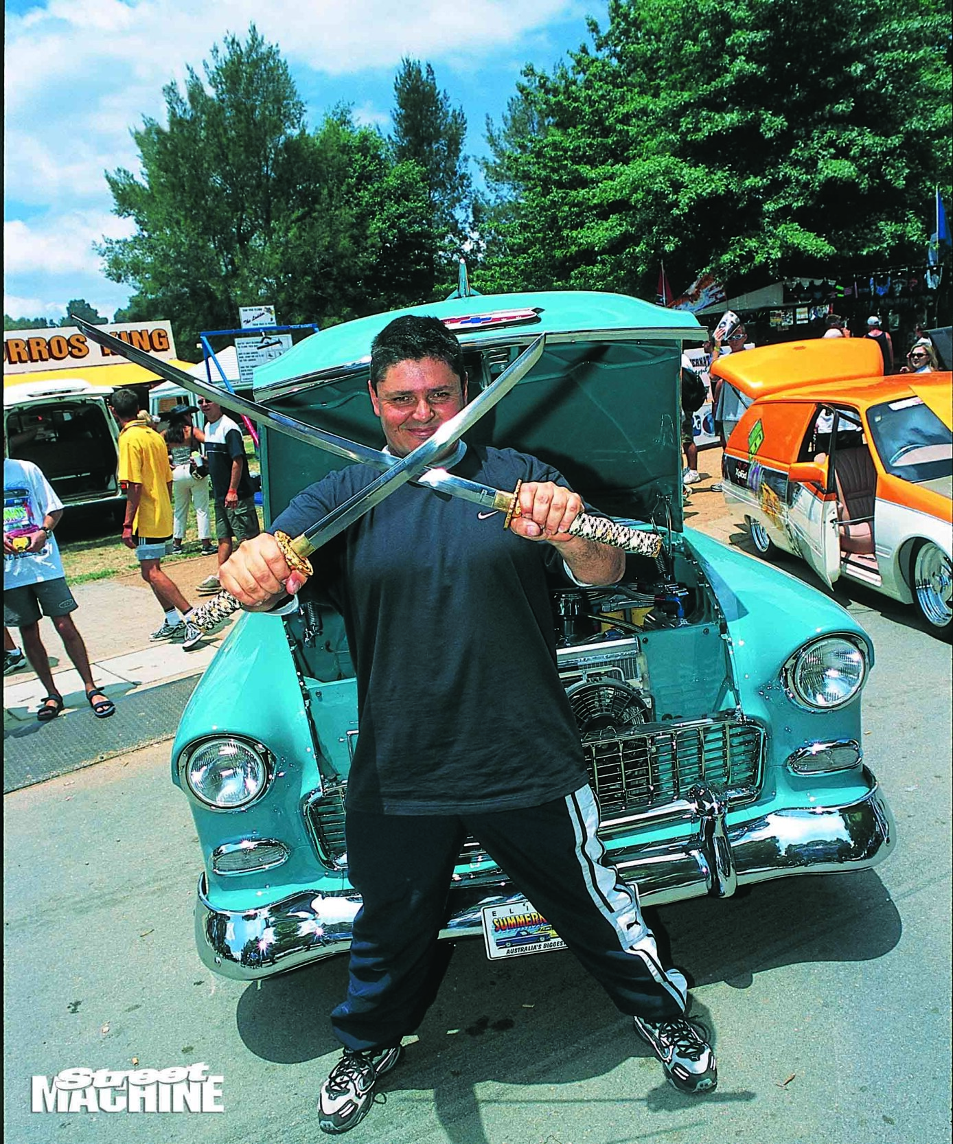 Anthony Fabris with the Grand Champion sword
