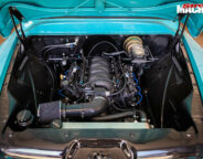 apache truck engine bay