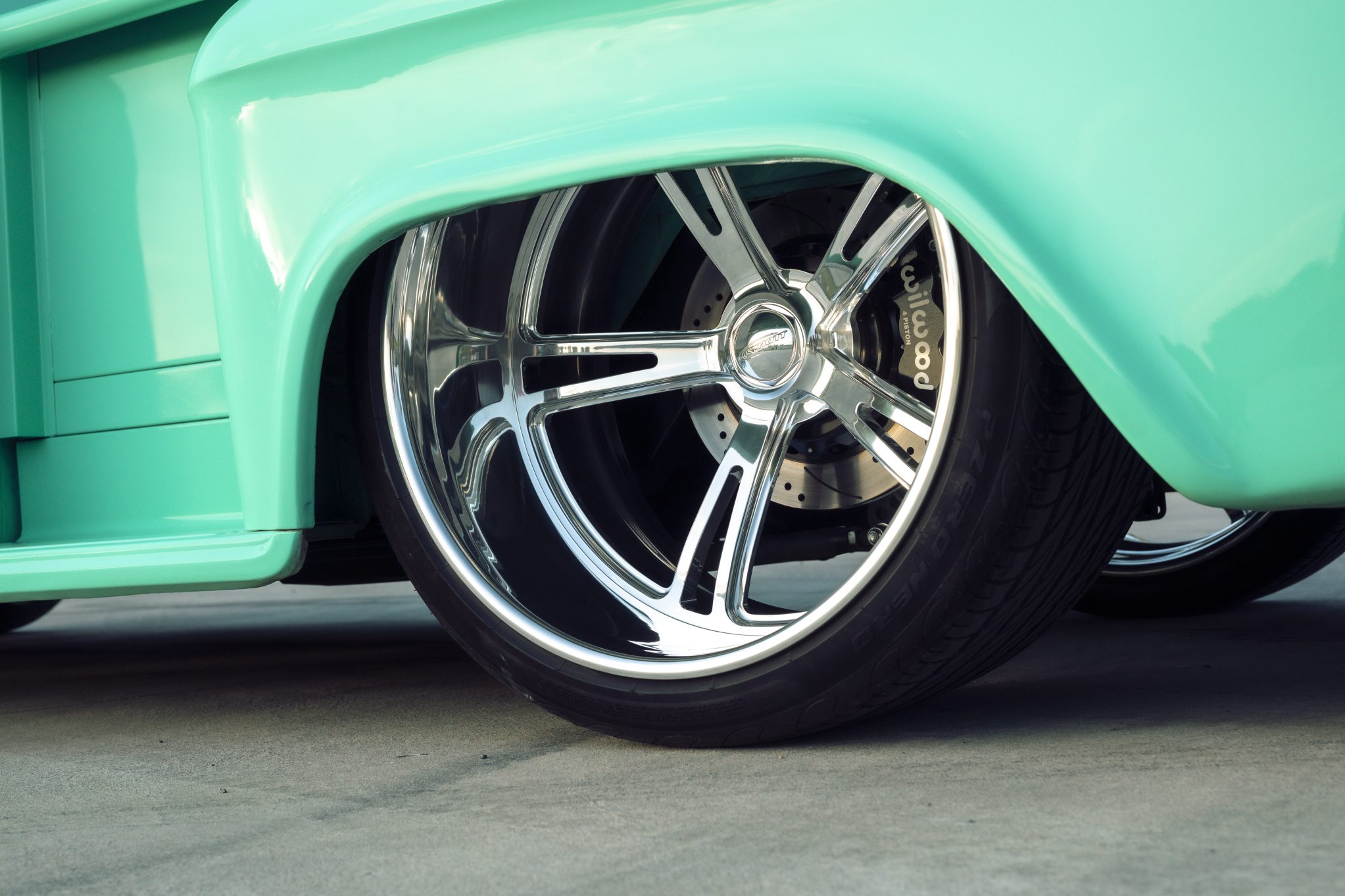 Street Machine Features Ashton Camilleri 1955 Chev Rear Wheel