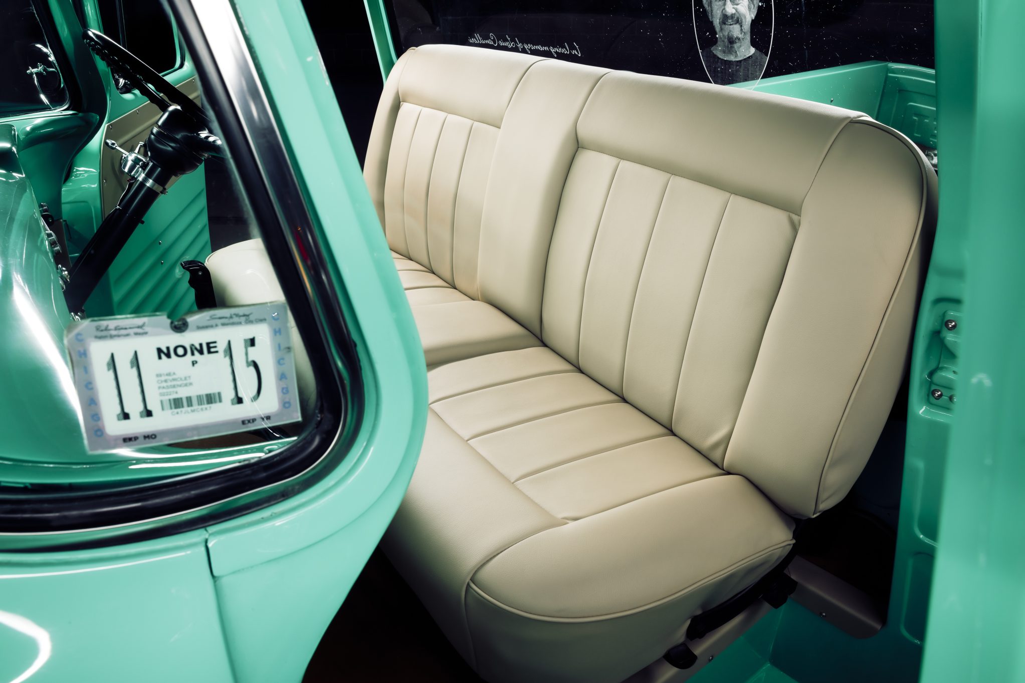 Street Machine Features Ashton Camilleri 1955 Chev Seat