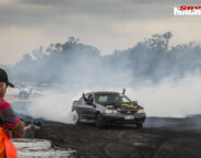 BA Falcon Burnout Car Jpg