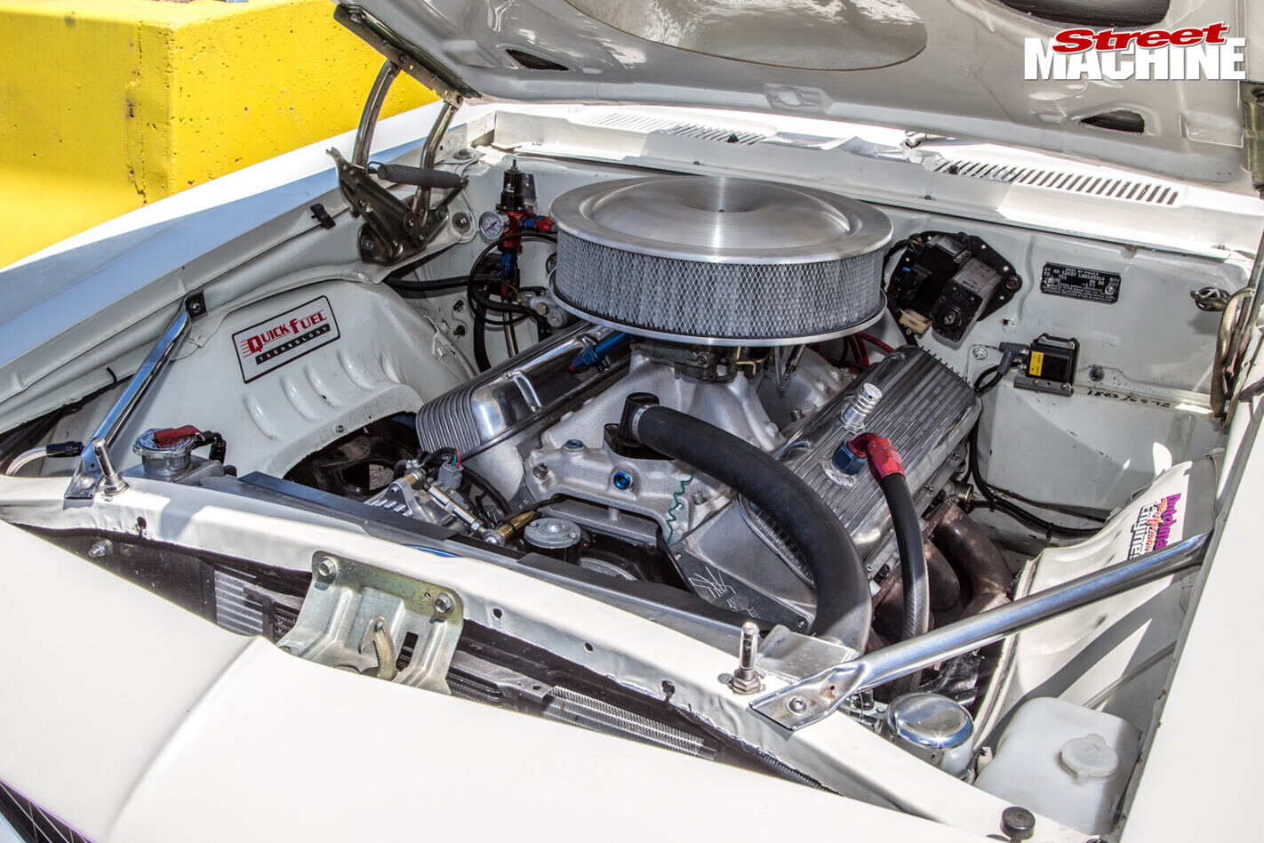 Chev Camaro engine bay