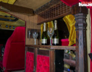 Bedford van interior bar