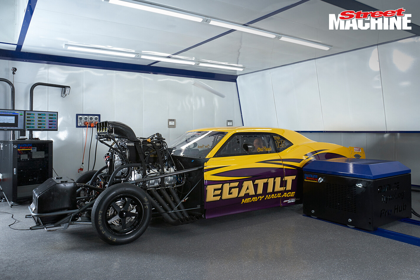 Blown Pro Mod Camaro Dyno