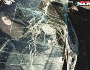 Broken -windscreen