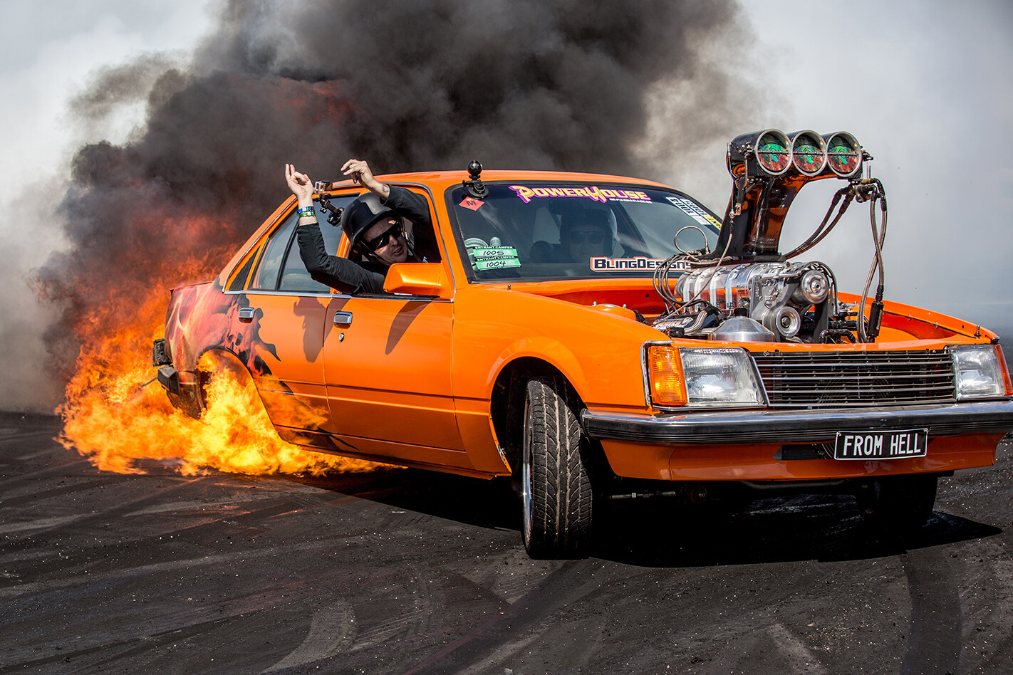 Burnout scene