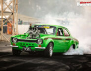 TUF253 Ford Escort burnout car