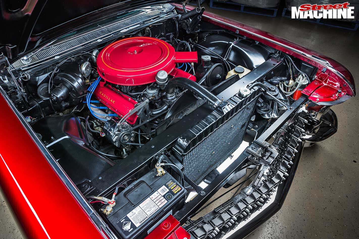 Cadillac Coupe De Ville engine bay