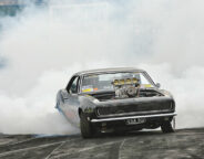 Camaro burnout