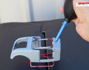 model car painting frame