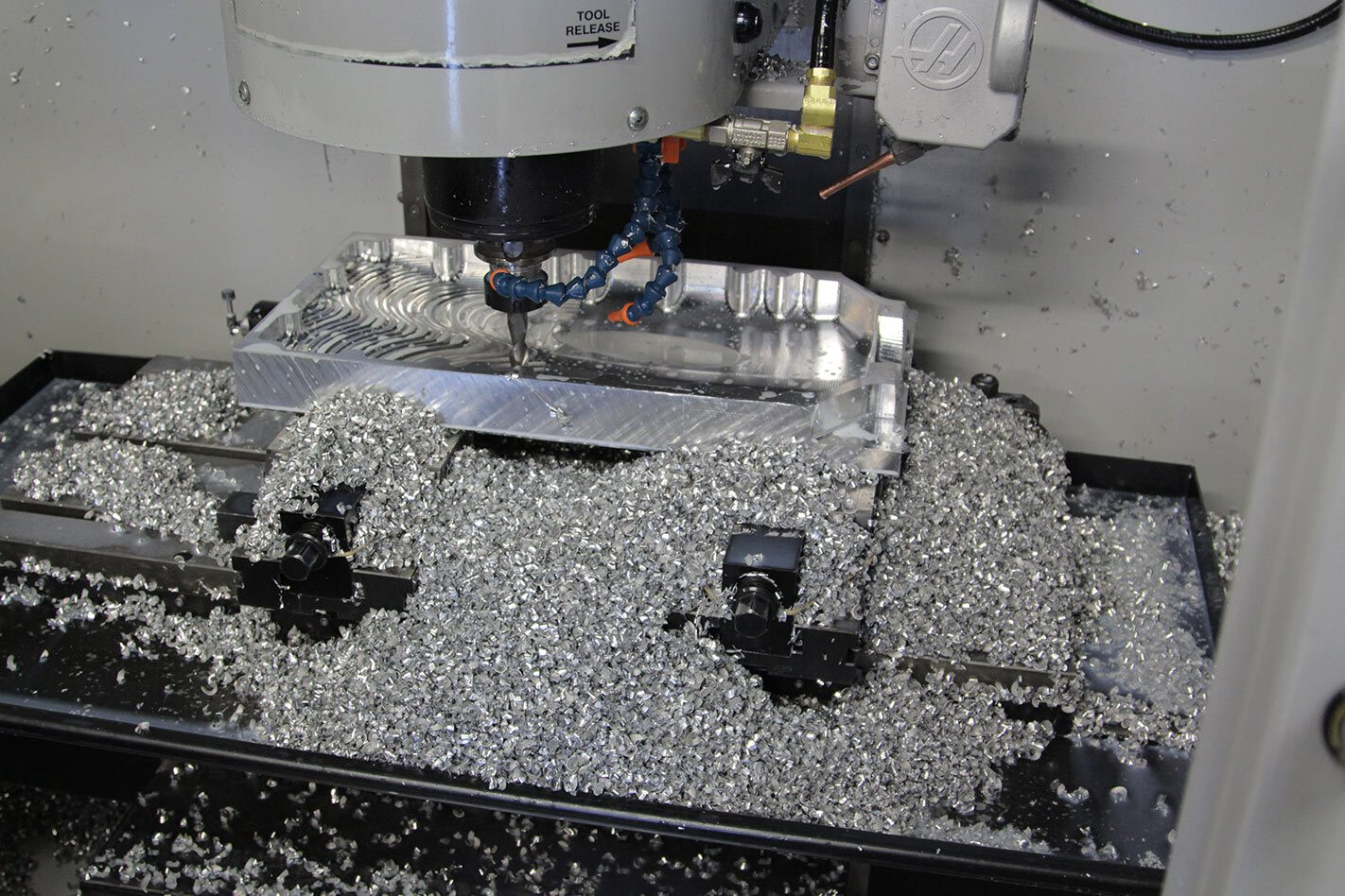 Carnage MX-5 rocker covers being machined