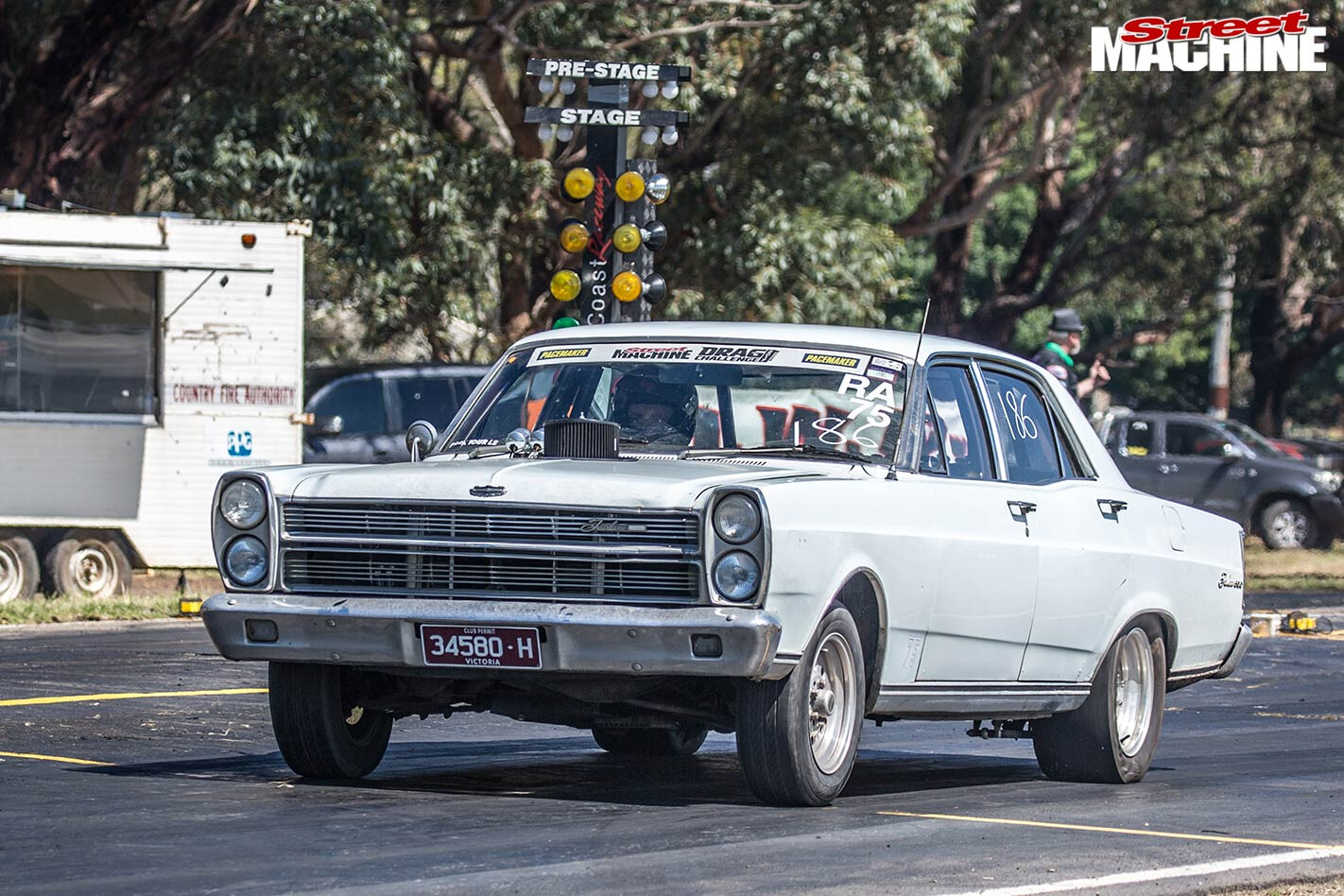 Ford ZC Fairlane Casterton street drags