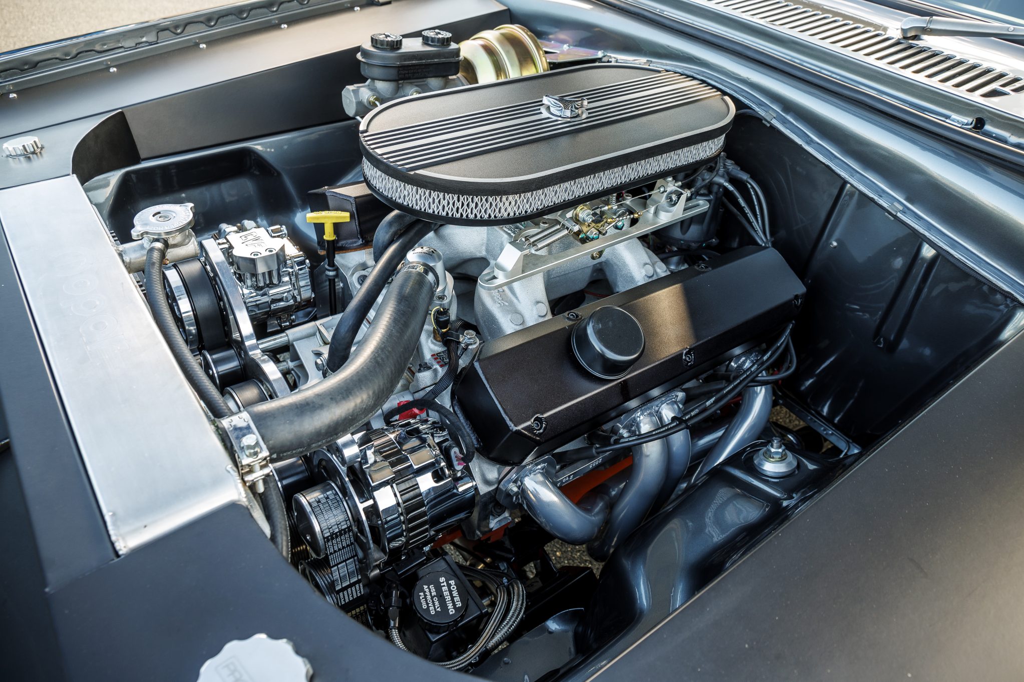Street Machine Features Charlie Allen Plymouth Barracuda Engine Bay 3