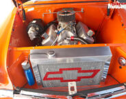 Chev 210 engine bay