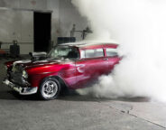 Chev Bel Air burnout