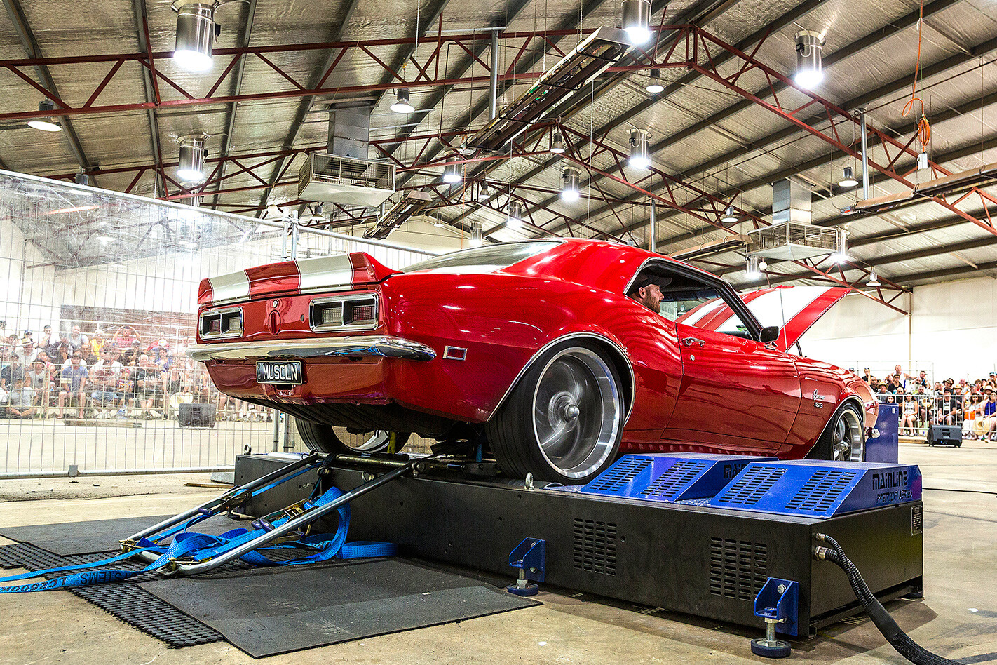 Chev Camaro on dyno