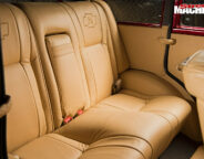 Chevy four-door sedan interior rear