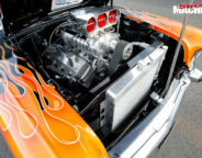 Chev sports coupe engine bay