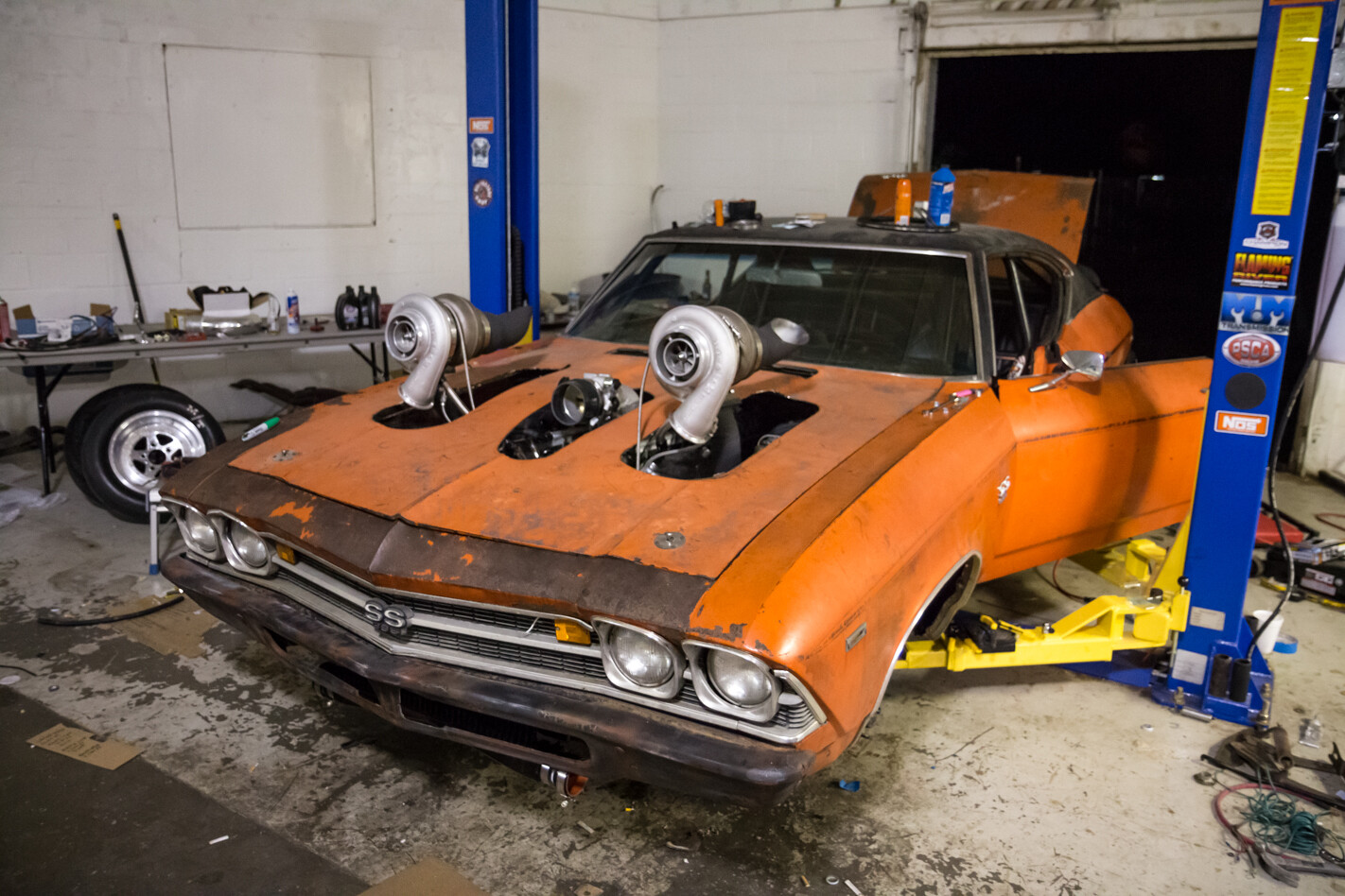 Chevelle Big Block Twin Turbo Drag Week 17