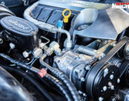 Chev Bel Air engine bay