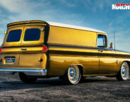 Street Machine Features Chevrolet C 10 Panel Truck Rear Angle