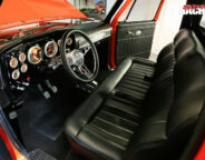 C10 stepside pick-up interior