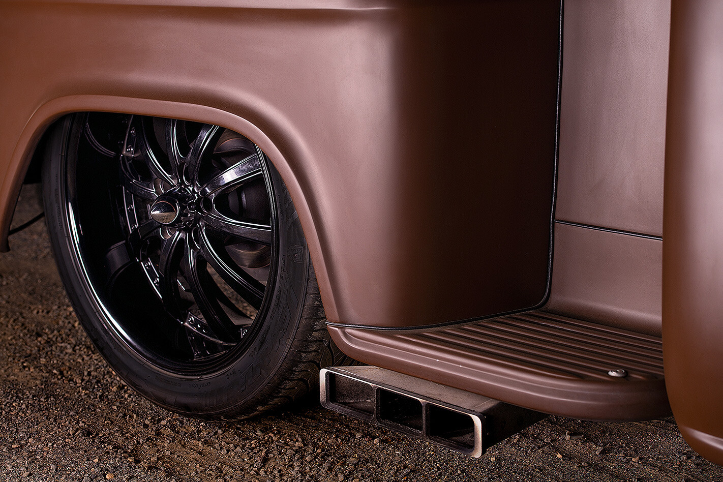 Chev pickup rear wheel