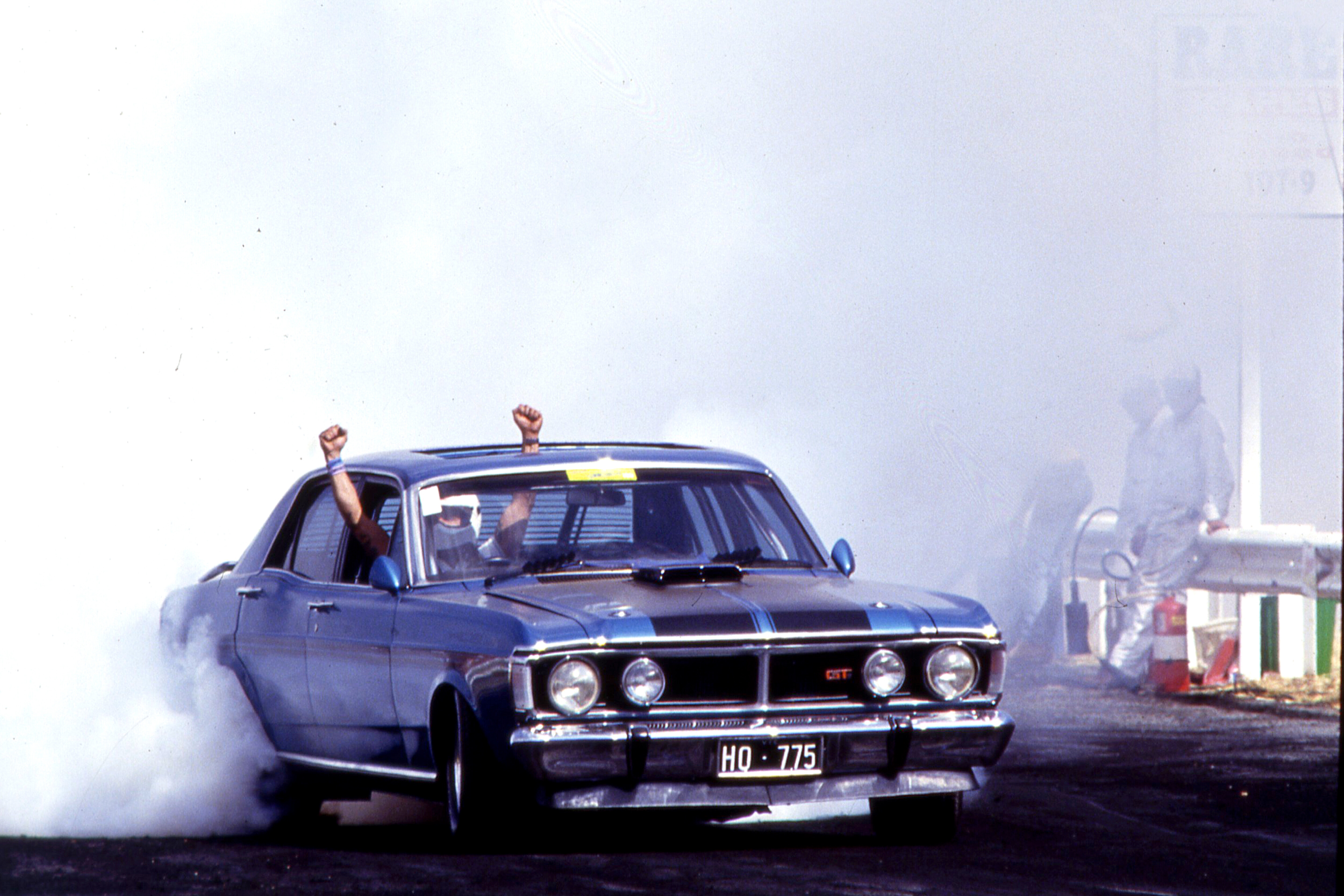 Street Machine Features Chris Christou Phase III Burnout Crop