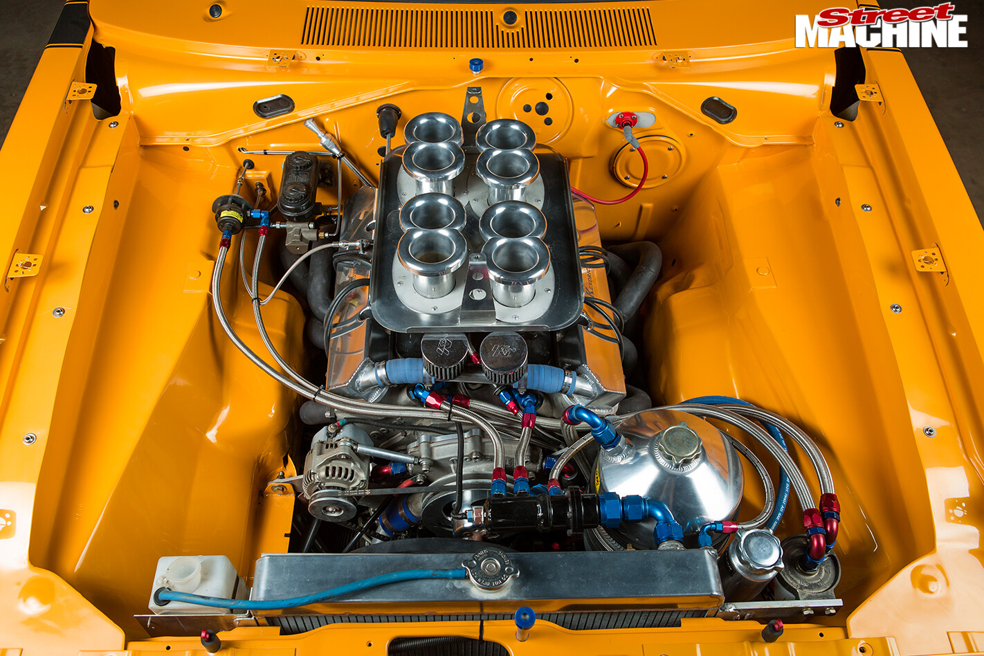 Chrysler -valiant -e 55-charger -engine -bay