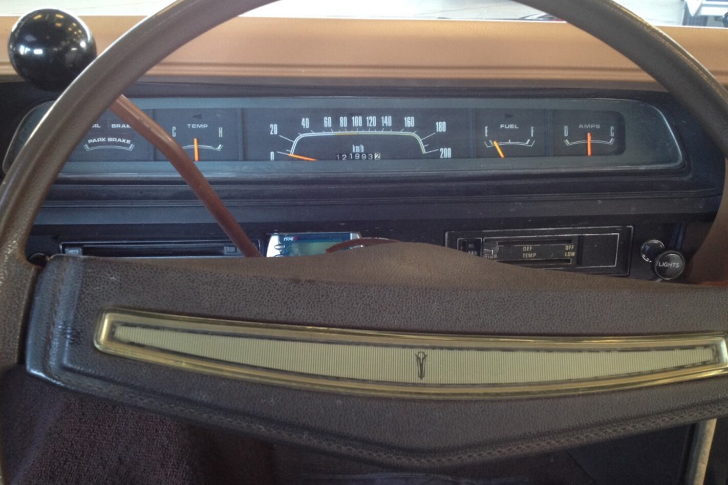 Chrysler CL Valiant dash