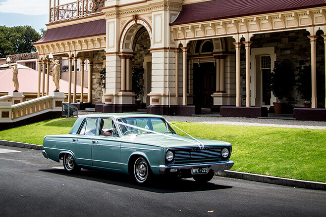Chrysler VC Valiant wedding car