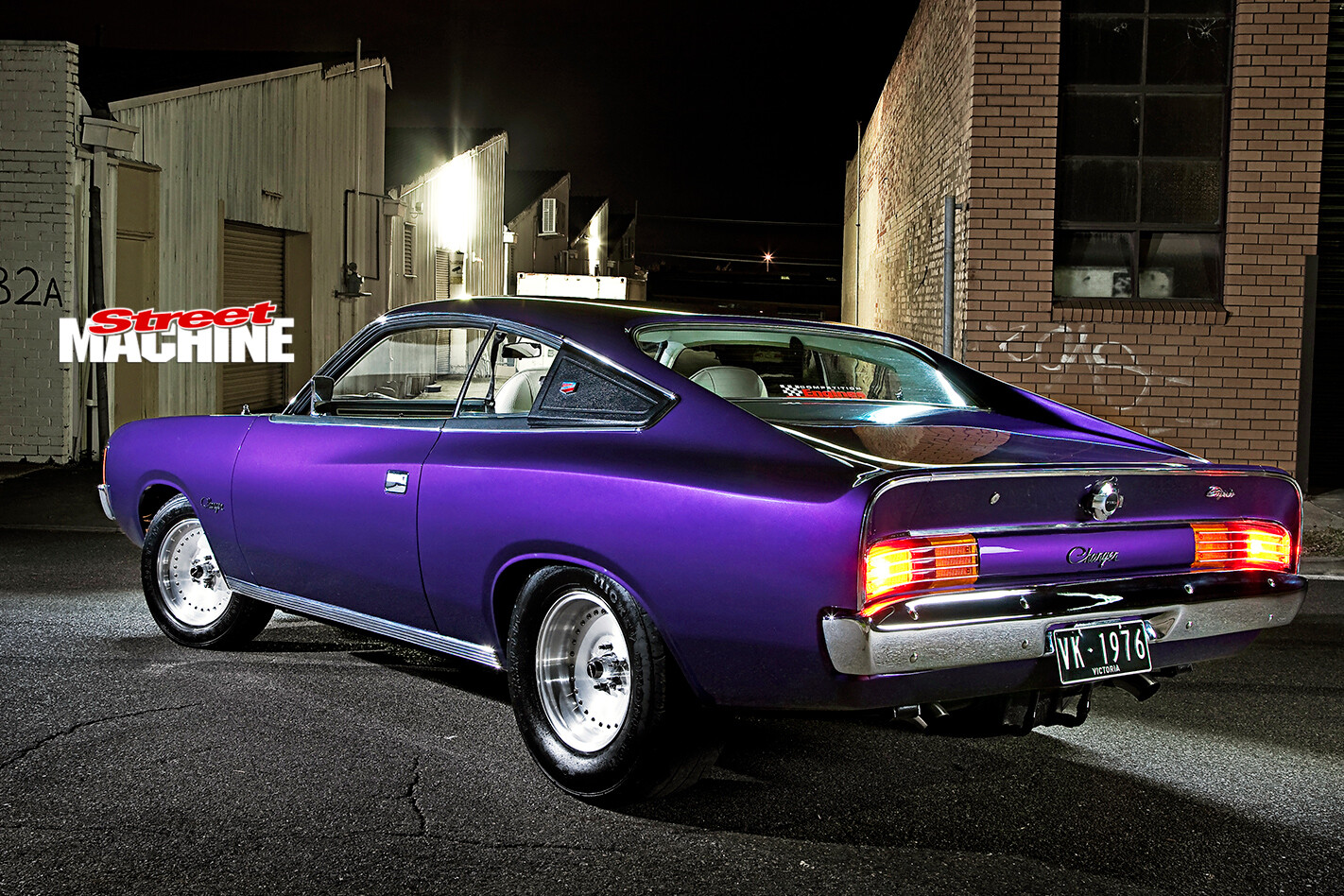 Chrysler -vk -valiant -charger -rear -angle