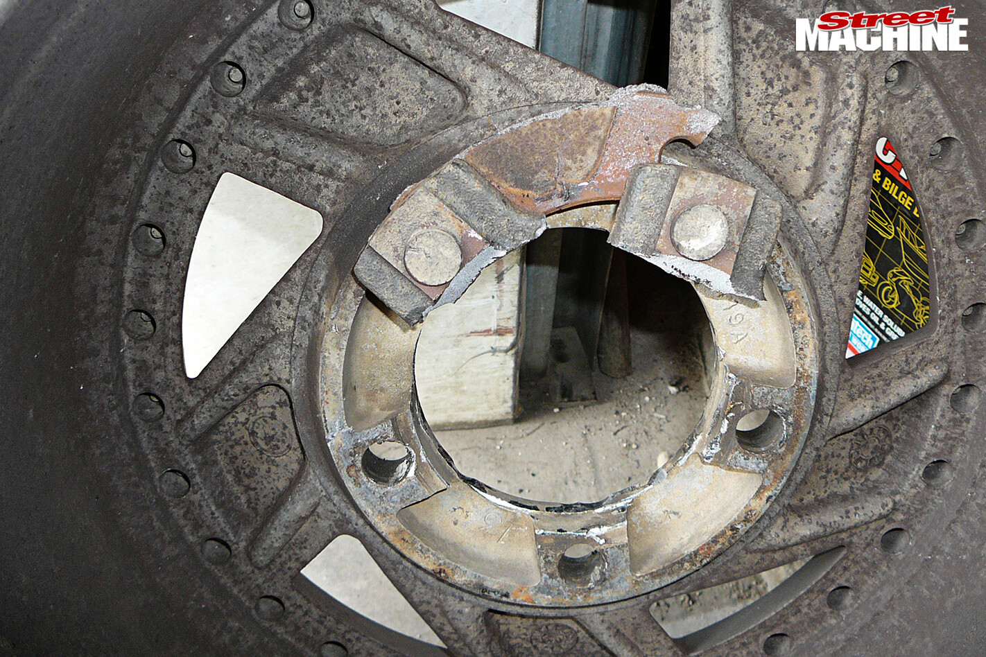 Damaged -wheel
