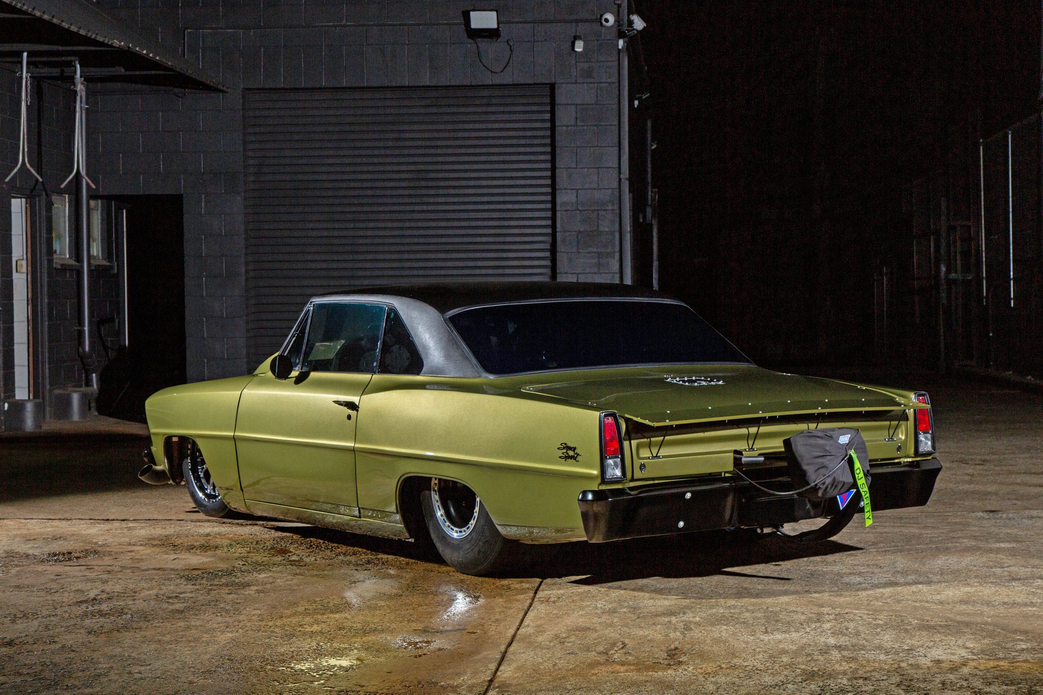 Street Machine Features Damien Boyce Chev Nova Rear Angle B