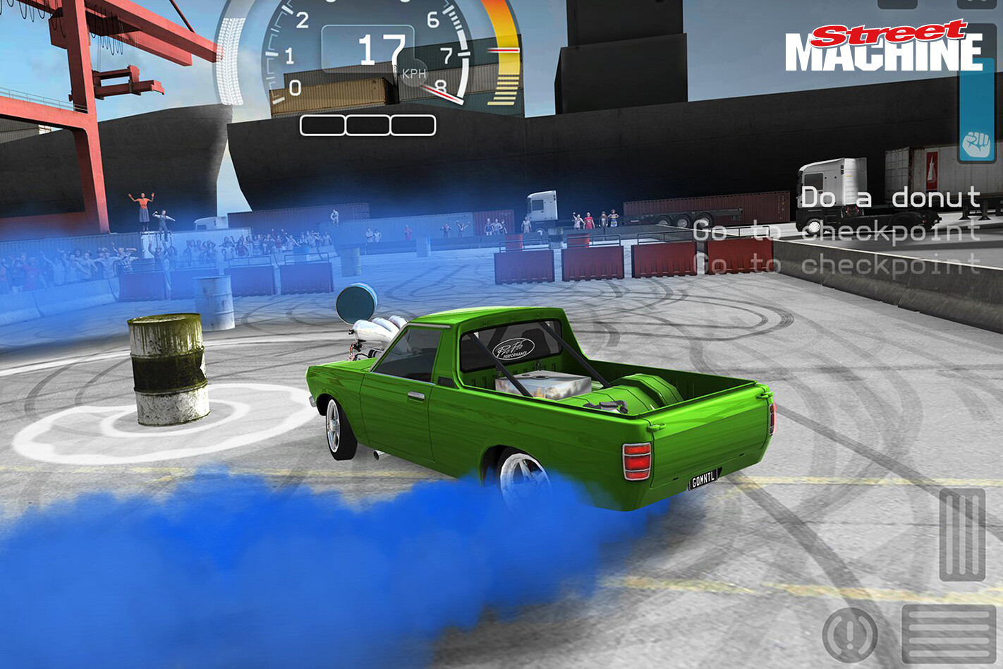 Datsun 1200 Ute Burnout