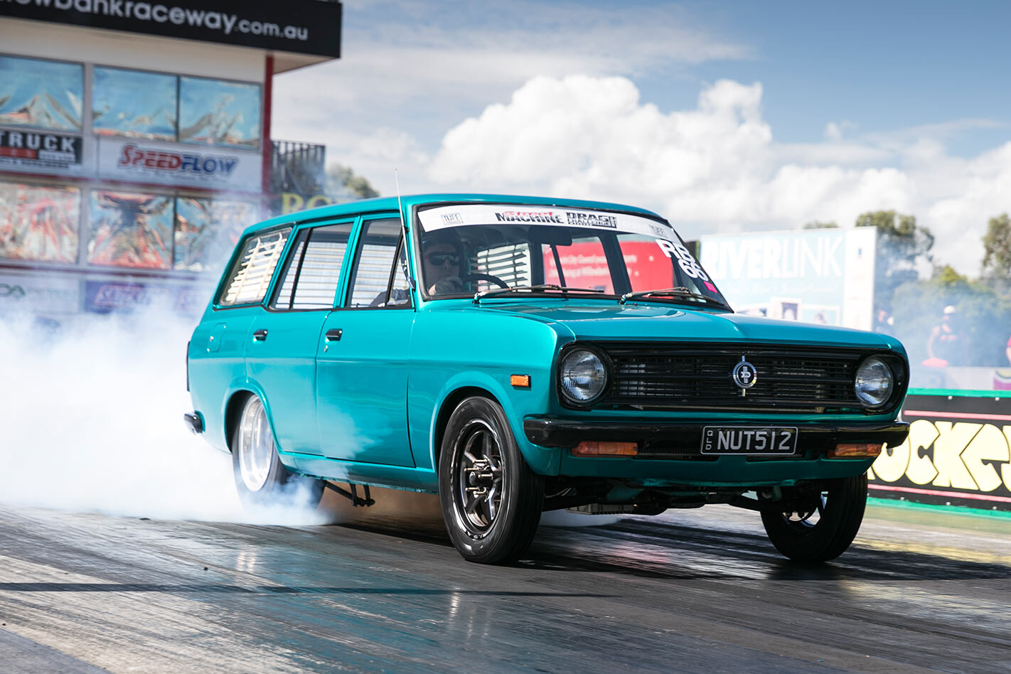 Datsun at drag challenge weekend