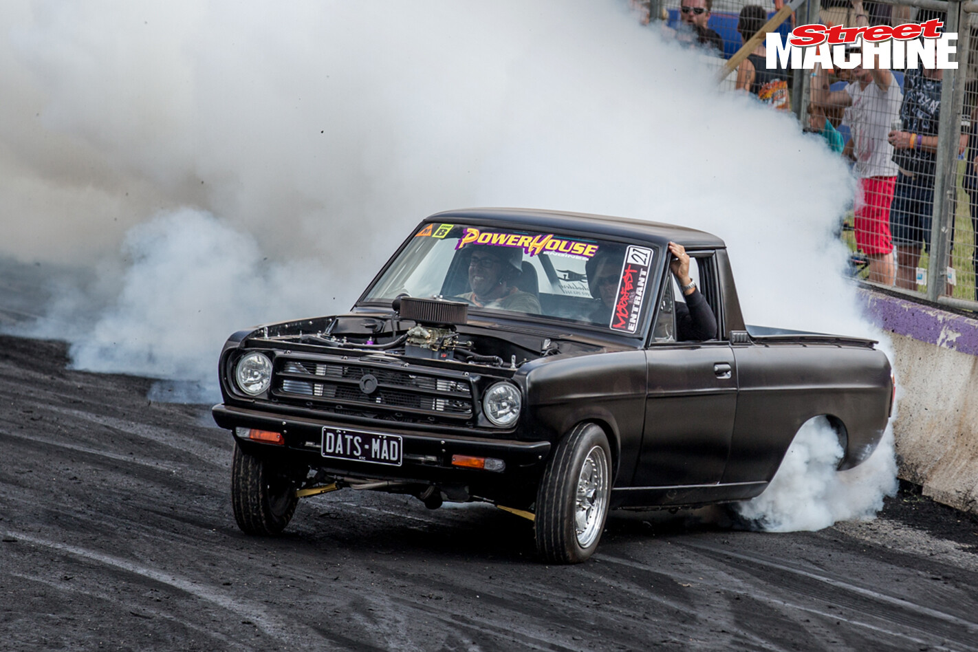 Datsun Ute Burnout