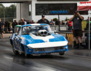66 Corvette drag car