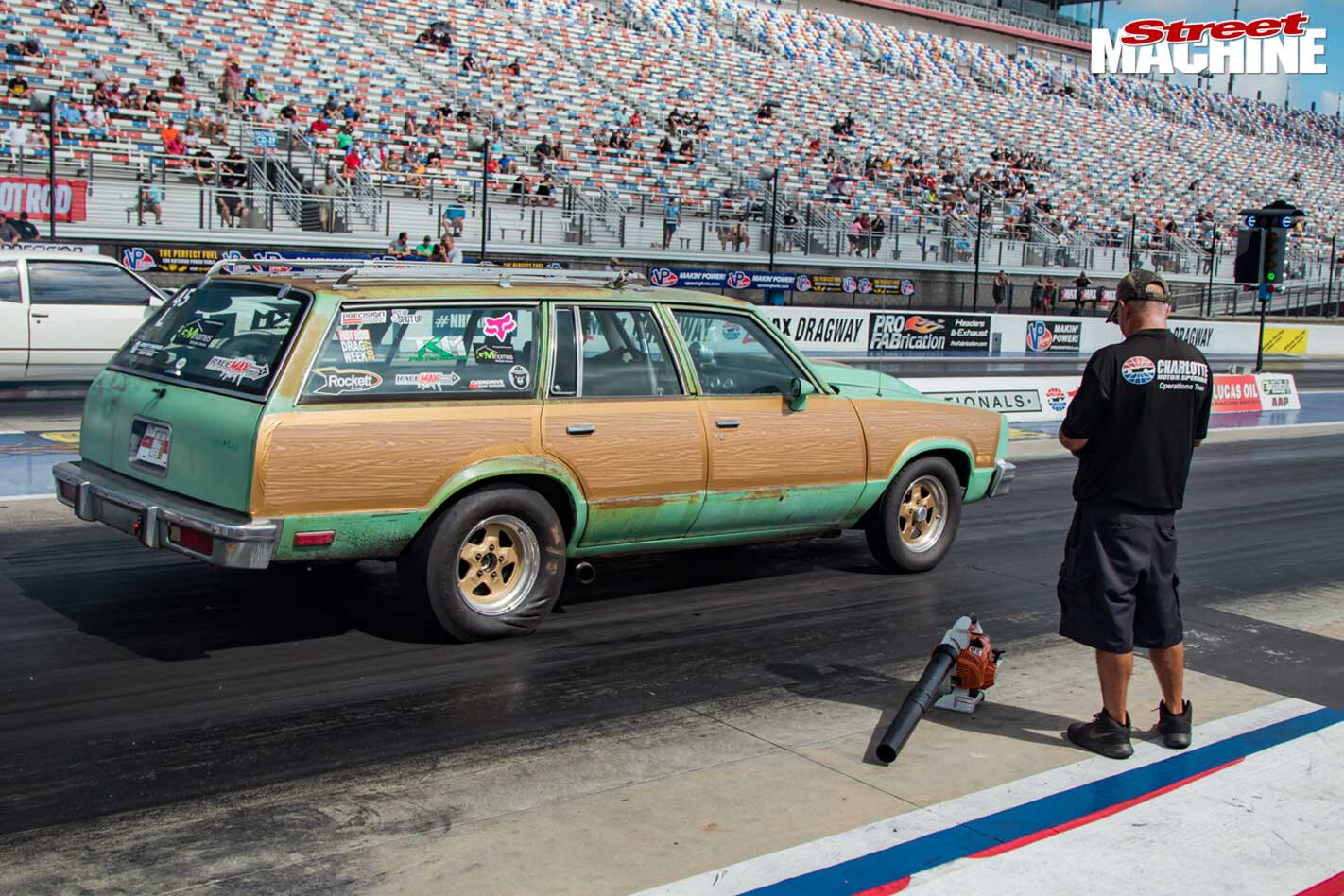 Malibu wagon at drag week