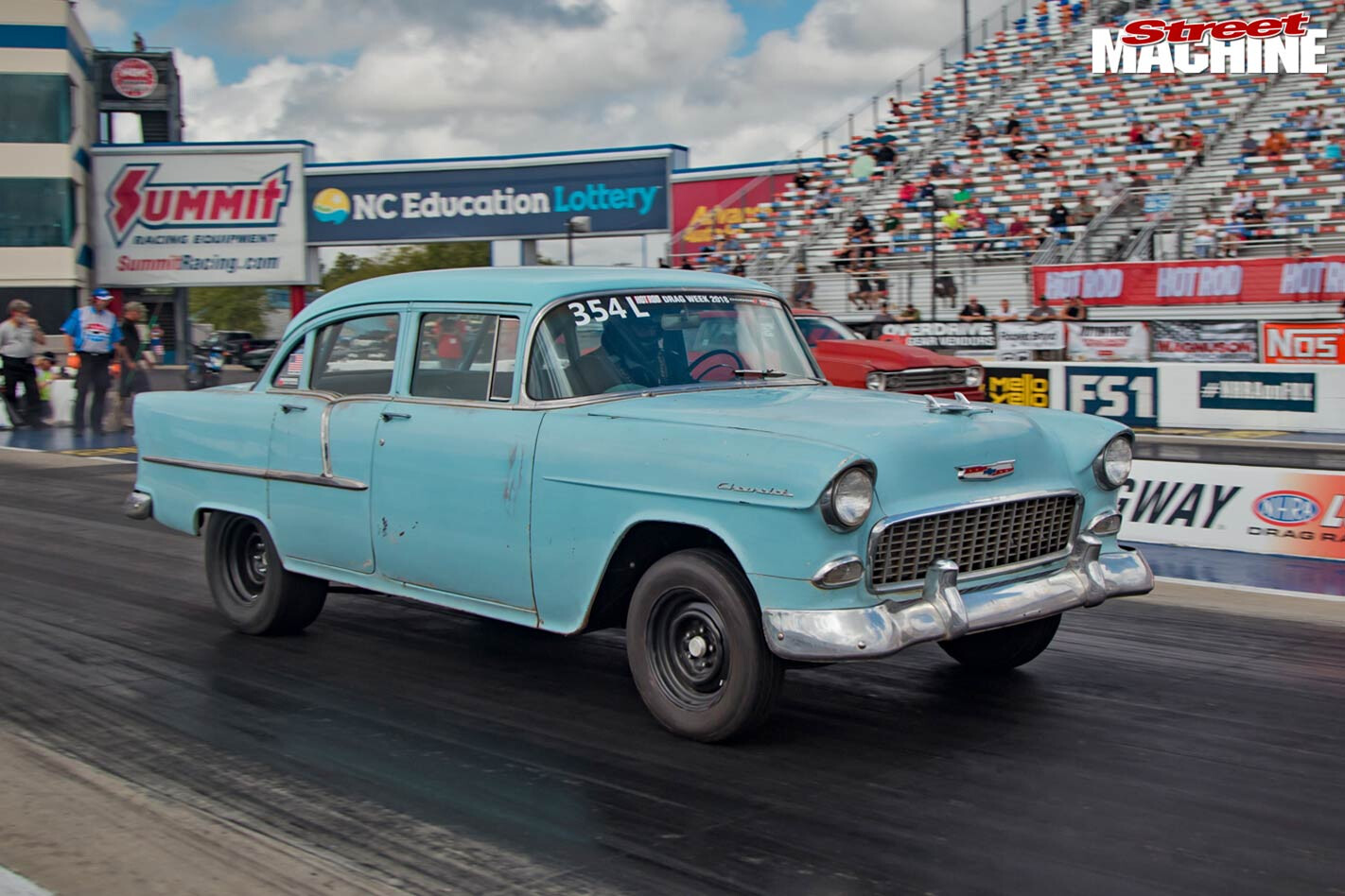 1955 Chev at drag week