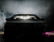 Delorean Tesla Front