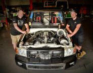 Street Machine Features Diesel Toyota Land Cruiser Engine Bay 3