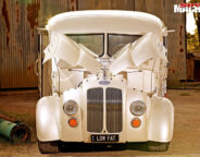 custom divco van front