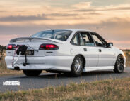 Street Machine Features Dom Trimbolis Turbo Vs Clubsport Rear Angle