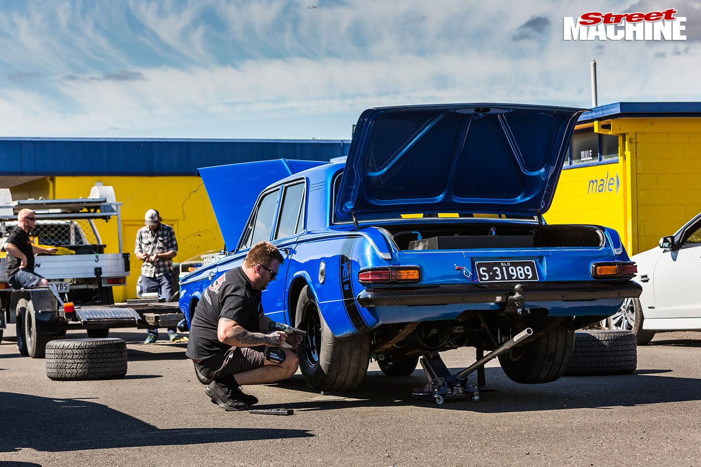Parking in the pits